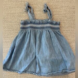 Gap baby chambray dress. 12 - 18M.
